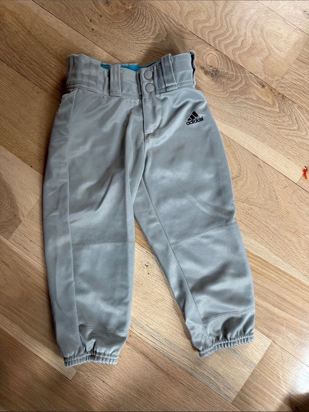 adidas Light Gray girl’s softball pants